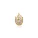Full Diamond Hollowed Out Braces, Love Flame Men, Versatile Single Gold Teeth, Cosplay, Halloween Personalized Teeth_ipsvogv.com