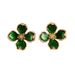 Retro Oil Drop Flower Earrings Colorful Niche Simple Medieval Vintage Retro Earrings Enamel Design Earrings_ipsvogv.com