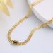 Niche Design Collarbone Chain Oval Pendant With Dark Blue Diamond Devil's Eye Necklace Titanium Steel Jewelry_ipsvogv.com
