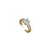 【 Real Gold 】 Square Diamond Full Zirconia Wedding With Adjustable Opening, Simple Handmade Ring, Couple's Pair Ring_ipsvogv.com