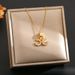 Xiaoxiangfeng New Letter Double C Necklace For Women, Simple Temperament Without Fading Collarbone Chain Trend_ipsvogv.com