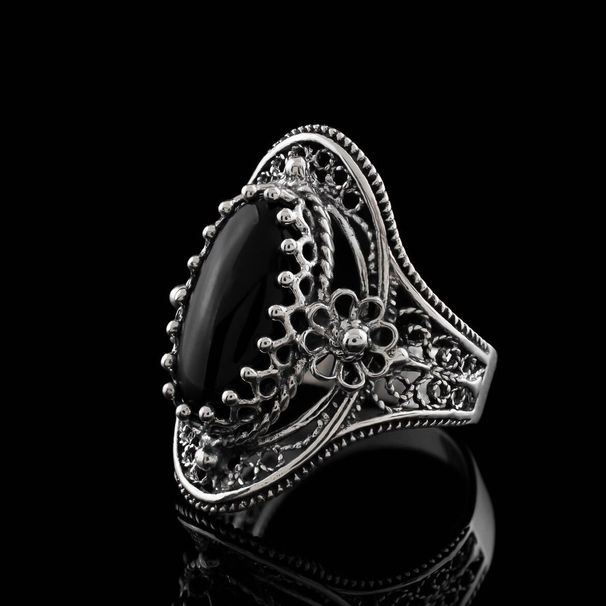 Sanjie INS Style Fashionable, High End, Versatile Design Sense Women's Jewelry Flower Shaped Ring_ipsvogv.com