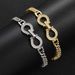Unisex Hip Hop Horseshoe Buckle Cuban Chain 4mm Micro Inlaid Zircon Fashion Niche Men's And Women's Bracelet Hip Hop Ornaments_ipsvogv.com