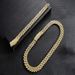 Hip Hop Jewelry Cuban Necklace Personality Trendy Brand Men's Bracelet Rapper Men And Women HIPHOP Jewelry_ipsvogv.com