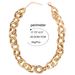 Fashionable metal texture exaggerated thick necklace minimalist temperament collarbone chain_ipsvogv.com