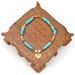 Love Bow Crystal Turquoise Natural Stone Bracelet Bracelet Adjustable_ipsvogv.com