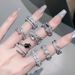 celebrity Super Internet Cool Personalized And Style, Light Luxury Diamond Studded Zircon Series Ring, Niche Design, Style, Ring, Design,_ipsvogv.com