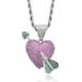 Pendants & Charms Hip Hop Necklace For Men One Arrow Through The Heart Love Pendant Micro Inlaid Zircon Colored Zircon Personalized Accessories_ipsvogv.com