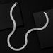 Hip Hop Double Row 9MM Tennis Chain Fashionable Simple Men's And Women's Necklace Accessories Rap Street Dance Same_ipsvogv.com