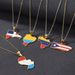 Venezuela/Dominican Republic/Paraguay South America map necklace stainless steel pendant accessories_ipsvogv.com