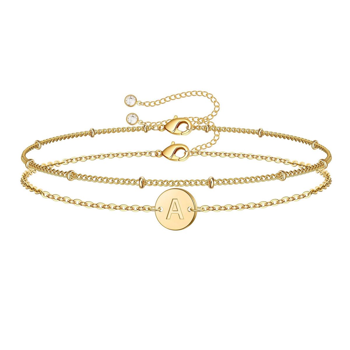 Women's Jewelry Double Layer Stainless Steel Bracelet Niche Design Simple Double Layer Circle Thick Chain Bracelet_ipsvogv.com