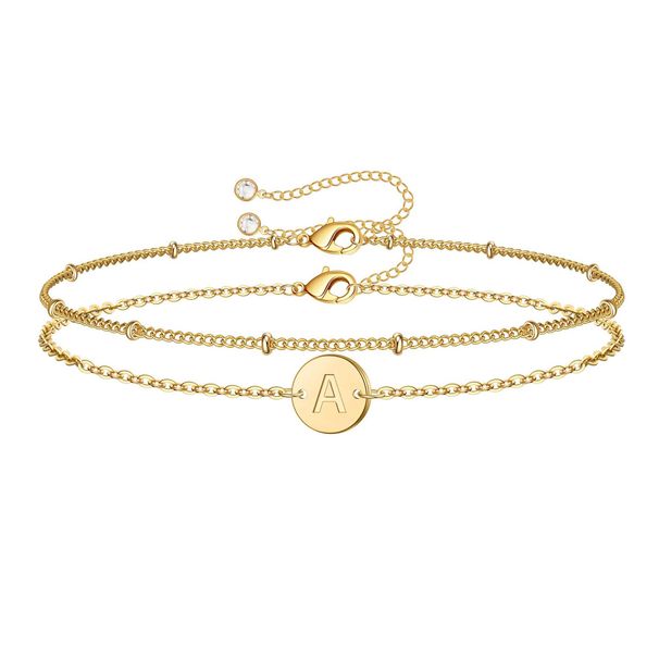 Women's Jewelry Double Layer Stainless Steel Bracelet Niche Design Simple Double Layer Circle Thick Chain Bracelet_ipsvogv.com