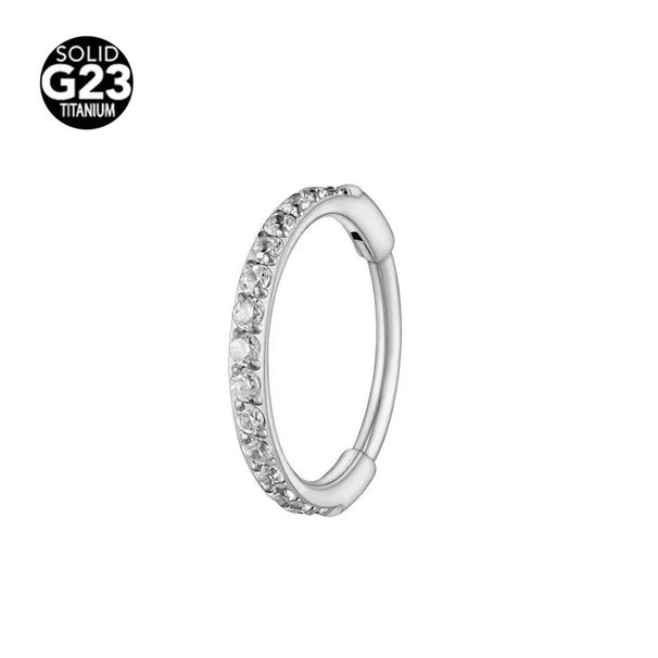 F136 Titanium Thin Rod Nose Ring Earring Nose Ring 0.8/1.0 Rod Thickness 6/8/10/12mm Inner Diameter_ipsvogv.com