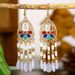 Women’s Jewelry Set Fashion Multi Layer Water Drop Rice Bead Tassel Earrings Retro Ethnic Style Personality Color Rice Bead Oil Drop Earrings_ipsvogv.com