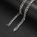 Titanium Steel Cuban Chain Hip Hop Necklace Stainless Steel Round Grind Encryption Chain Fashion Men's Jewelry Buckle Titanium Steel Necklace Jewelry_ipsvogv.com