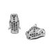 Creative Personality Cartoon Full Diamond Micro Inlaid Zircon Leopard Head Four Color Bracelet Spacer Bead Jewelry Accessories_ipsvogv.com