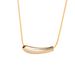 New Korean Version Niche Eggplant Curved Necklace Versatile Fashion Collarbone Snake Bone Chain Lover Gift_ipsvogv.com