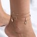 Fashionable Accessories, Summer Hot Style, Creative Round Piece Footpieces, Beach Series, 3-piece Seashell Set, Women's_ipsvogv.com
