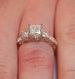 Sanjie's New Princess Square Diamond Plated With Micro Setting And Super Sparkling Zircon Engagement Ring For Women_ipsvogv.com