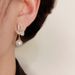 Unique Niche Design Zircon Butterfly Pearl For Women, Elegant Fashion Light Luxury High-end Silver Needle Earrings_ipsvogv.com