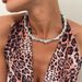 Fashionable Liquid Lava Metal Texture Choker Irregular Geometric Distortion Design Collar For Women_ipsvogv.com
