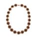 Retro light luxury style diamond round geometric flower-shaped clavicle chain bracelet combination_ipsvogv.com