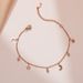 Korean Version Simple Sexy Star Moon Bracelet Female Titanium Steel Golden Net Red Sen Fashion Jewelry_ipsvogv.com