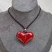 Korean Style New Simple Long Ancora Red Bow Sweater Chain Fashion Heart Necklace Jewelry_ipsvogv.com