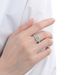 Unisex Jewelry Fashion Simple Diamond Zircon Square Ring Opening Adjustable Unisex Hand Jewelry Net Red Ins Style_ipsvogv.com
