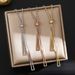 Titanium Steel Necklace Women's Insider Design Collar Chain Simple and Versatile Triangle Tassel Pulling Pendant Women's_ipsvogv.com