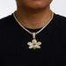 New Full Diamond Little Bee Alloy Pendant Hip Hop Cuban Chain Fashion Men's Necklace_ipsvogv.com