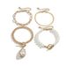 Temperament Pearl Layered Set Ins Style Portrait Hang Tag Bead Bracelet Bracelet_ipsvogv.com