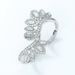 Personality Bright High Carbon Diamond Ring Female S925 Silver Full Inlaid With Colored Gemstones Stacking Index Finger Ring Luxury_ipsvogv.com