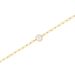 Women's Jewelry Whale Rain Simple Single White Diamond Bracelet -K Gold Plated Titanium Steel Waterproof & Tarnish-Resistant_ipsvogv.com