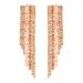 Long diamond glass earrings, high end earrings catwalk style, Cute Earrings_ipsvogv.com
