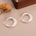 Cold Style Knotted Round Earrings Retro Design Temperament Earrings Niche High End Earrings_ipsvogv.com