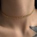 Women's Jewelry Set Fashion Retro Style Titanium Steel New Wheat Ear Geometry Five Chain Necklaces_ipsvogv.com