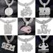 Hot Selling Hip-Hop Letter Smiley Face Personality Multiple Specifications Alloy Rhinestone Cuban Chain Pendant_ipsvogv.com