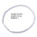 Gold And Silver Two-tone Zircon Necklace Simple High-end Clavicle Hip-hop Design Tennis Chain 45cm_ipsvogv.com