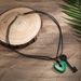Small And Niche Accessories, Simple Acrylic Key Pendant Necklace, Personalized Wax Thread Double Layered Neckchain_ipsvogv.com