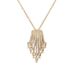 RAKOL Design Tassel Necklace, Hao Shi Collarbone Chain Earrings, French High-end Feeling, Ins Style Two-piece Set_ipsvogv.com