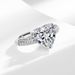 Internet Celebrity Live Streaming Hot Selling Fashion New Love Zircon Ring, Female Platinum Ring_ipsvogv.com
