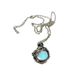 Moonstone Necklace, Female Personality, Leaf Wrapped Pendant, Bohemian Style Necklace_ipsvogv.com