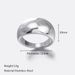 Women’s Jewelry Set Fashion Arc Stainless Steel Ring Ladies Personality All Match Exaggerated Plain Ring Real Gold Electroplated Titanium Steel Ring_ipsvogv.com