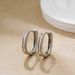 Unisex Fashion All Match Geometric Earrings Copper Plated With Real Gold Micro Inlaid Zircon Fashionable Women's Round Earrings Ear Buckles_ipsvogv.com