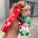 Christmas Keychain Christmas Tree Santa Claus Reindeer Snowman Soft Plastic Figurine Bag Pendant Small Gift_ipsvogv.com