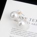 S Silver Needle New Korean Edition Big Pearl Earring Women' French Elegant Temperament Network Red Exaggerated_ipsvogv.com