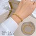 【 Full body titanium steel 】 Dongdaemun's personality is extremely simple, with vintage chain bracelet and a female_ipsvogv.com