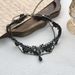 Women’s Jewelry Set Fashion Black Lace Accessories Butterfly Leather Necklace Choker Necklace Niche Design Gothic Punk Style Clavicle Chain Female_ipsvogv.com