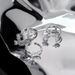 Full Diamond Sparkling Double Layer Water Drop Love Zircon For Women, Light Luxury, High End, Personalized Coldness_ipsvogv.com